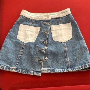 Pull&Bear Denim Skirt